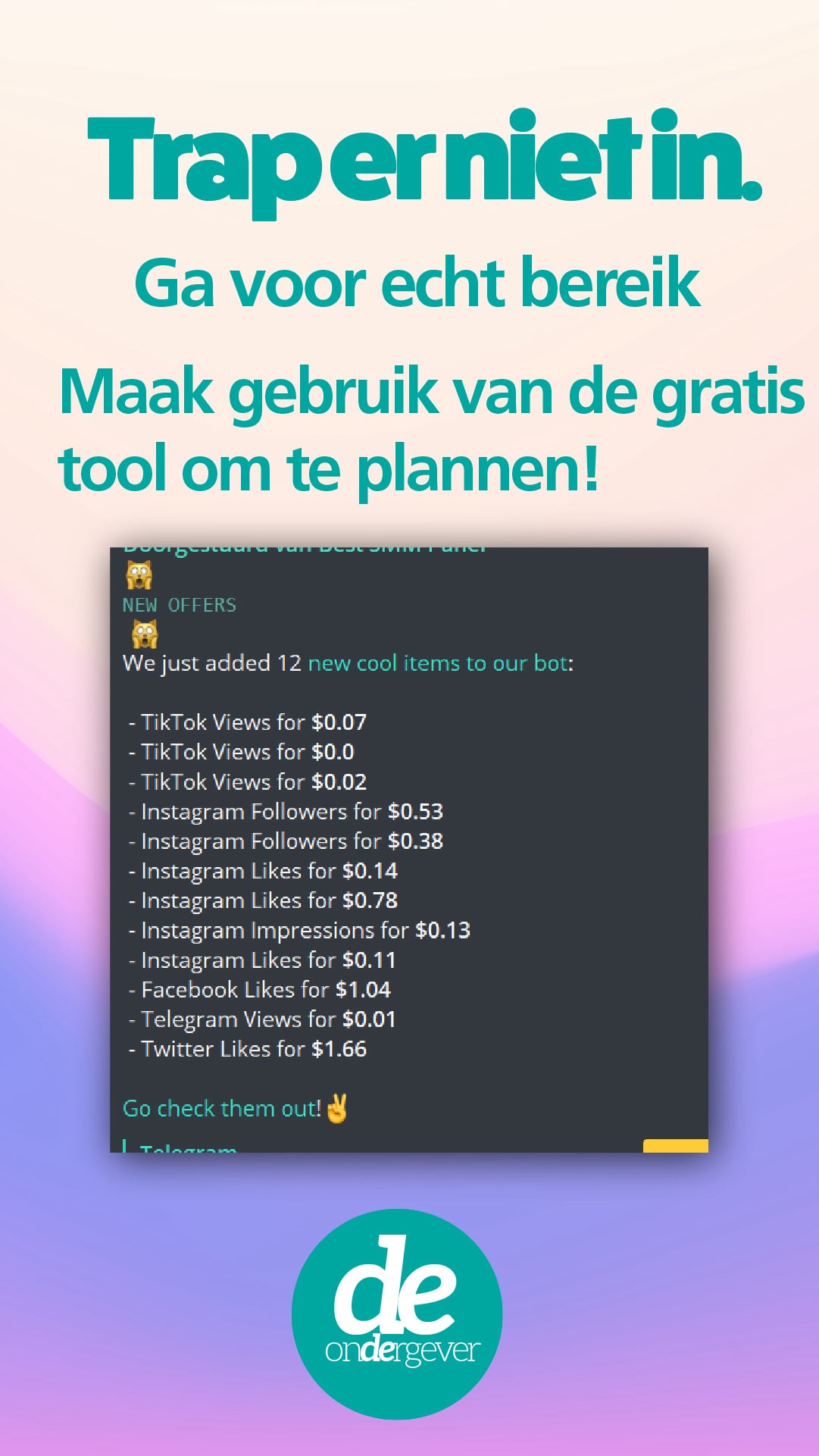 Veilig socialmedia plannen